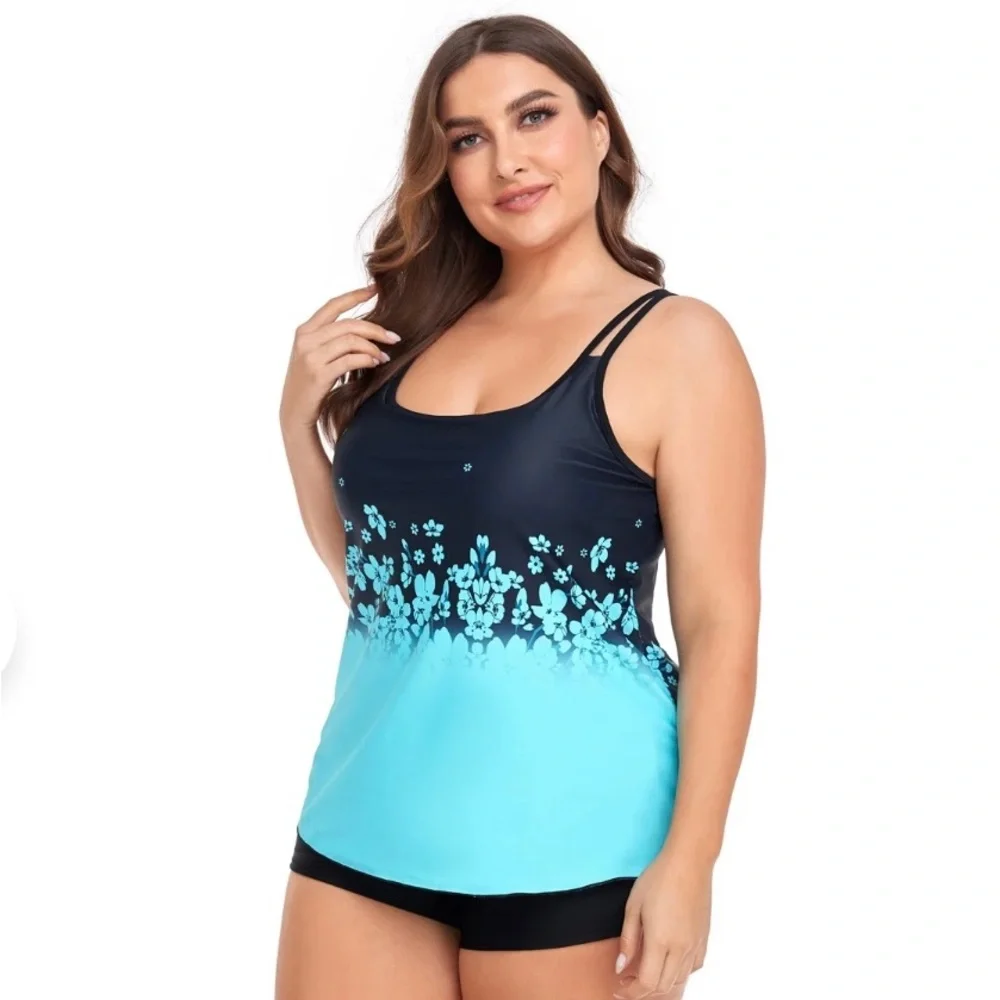 Women’s Long Torso Tankini Swimsuit! - Picture 1 of 10